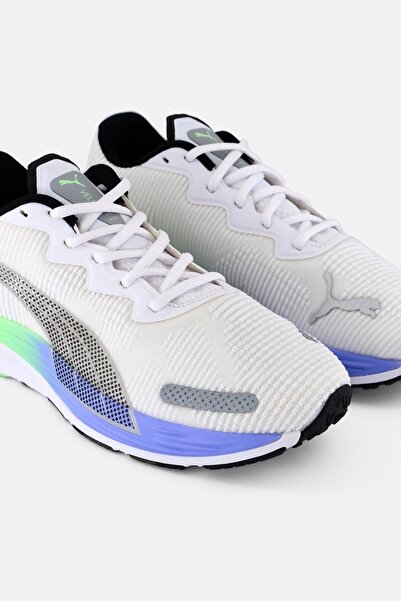 Puma Men Velocity Nitro 2 Fade Lace Up Running Shoes, White