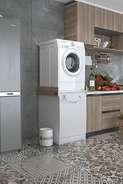 Kenzlife Çamaşır&Bulaşık Makinesi Dolabı Lenya Crd 015*80*70 Banyo Aparatı Arkalıksız Büyük Boy Xlarge