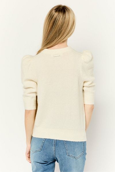 Michael Kors Women Crew Neck Knitted Sweater, Off White