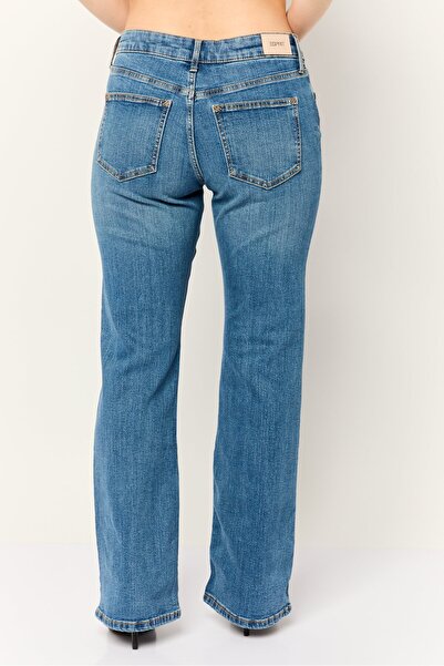 Esprit Women Bootcut Fit Washed Stretchable Jeans, Blue