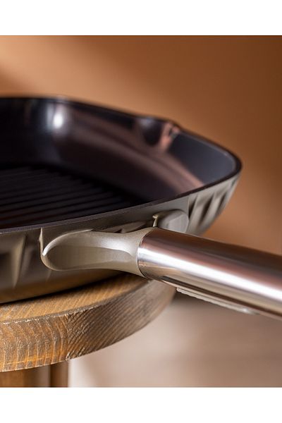 Madame Coco Freya Grill Pan - Brown - 16 cm