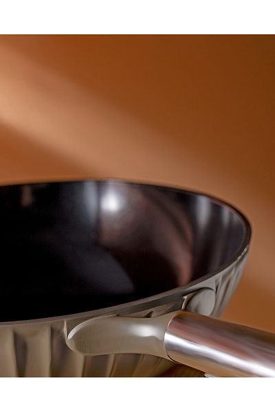 Madame Coco Freya Wok Pan - Brown - 30 cm