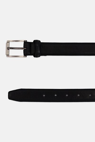 Steve Madden Kids Boy Leather Belt, Black