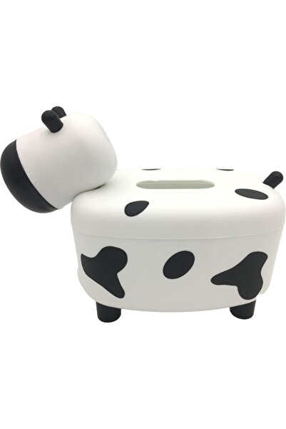 Roichil Magnetic Salt Shaker and Napkin Holder with Cute Cow Design
