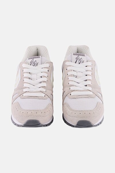 hummel Kids Boy Marathona Suede Running Shoes, Light Grey