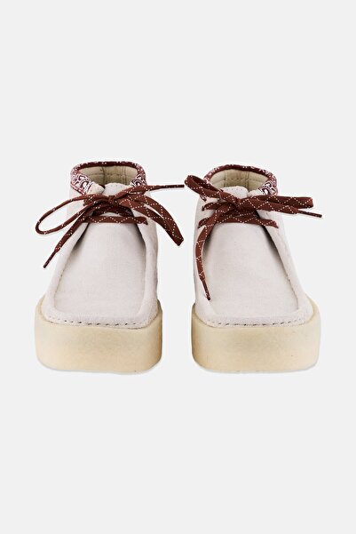 CLARKS Men Standard Lace Up Ankle Boots, White