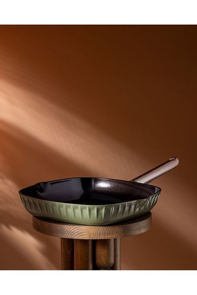 Madame Coco Freya Grill Pan - Green - 16 cm