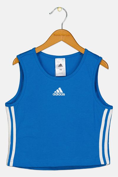 adidas Kids Boy Sportswear Fit Sleeveless Outdoor Vest, Blue