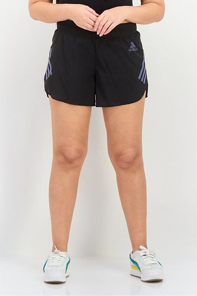 adidas Women Sportswear Fit 4 Inseam Running Shorts, Black