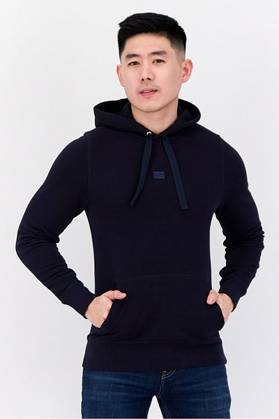 Tommy Hilfiger Men Embroidered Logo Long Sleeves Hoodie, Navy