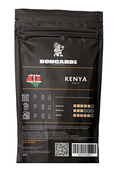 Bongardi Coffee Kenya Peru Honduras Meksika Daily Blend Kahve Seti 5x200g(ÇEKİRDK VEYA ÖĞÜTÜLMŞ SEÇİLEBLİR)