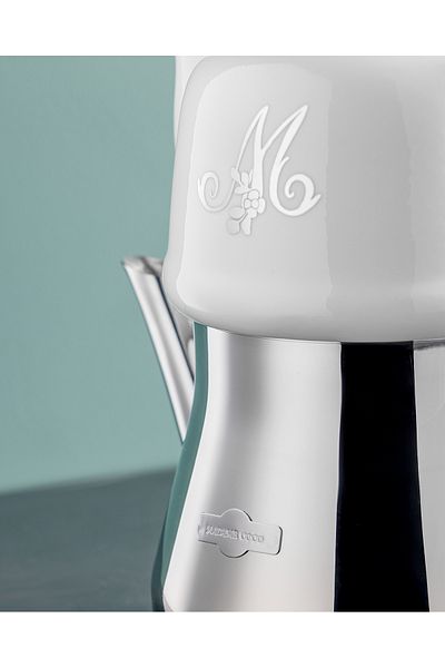 Madame Coco Montes Teapot Set - 1000 ml - 2500 ml - White/Platinum