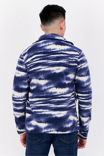 Wesc Men Ombre Fleece Jacket, Multicolor