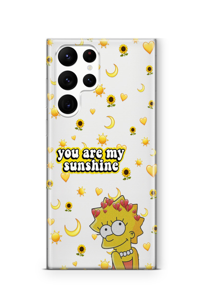 Multitronic Samsung Galaxy S23 Ultra Compatible Lisa Simpson Design Printed T...