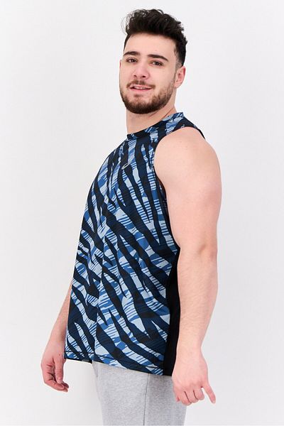 Asics Men Regular Fit Short Sleeves Running Vest, Multicolor