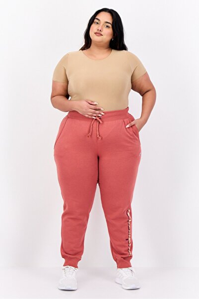 Champion Women Plus Size Brand Logo Outdoor Sweatpants, Rust