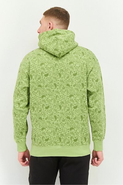 Puma Men Relaxed Fit Paisley Outdoor Sweatshirts, Kiwi Green