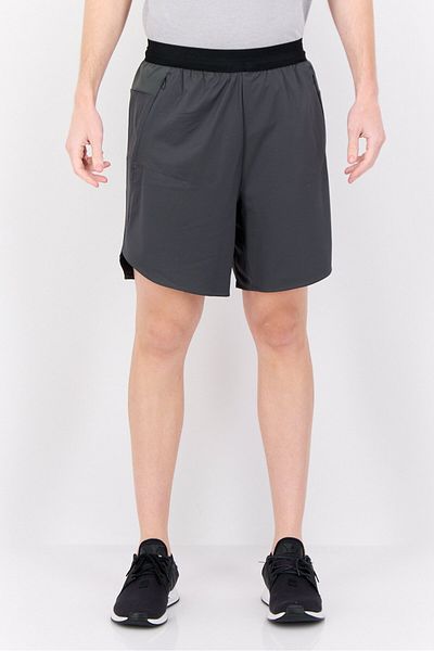 adidas Men Sportswear Fit 7 Inseam Brand Logo Training Shorts, Grey