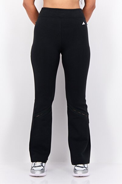 adidas بنطال رياضي نسائي ضيق للتدريب، أسود