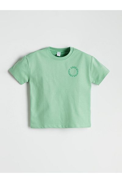 LC Waikiki Lcw Kids Printed Boys T-Shirts and Shorts 2-Piece