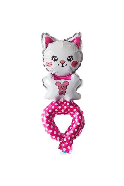 Flippy Balloon, , Animal Figurines, Bracelet Type, Cat Model, , White