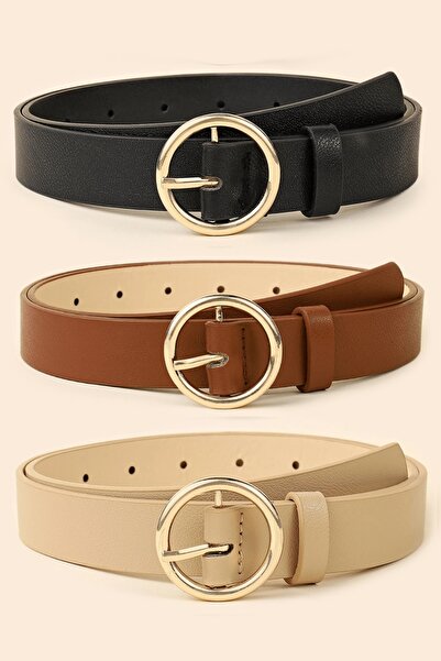 H&E LUXURY DESIGN Γυναικείο παντελόνι με χρυσή αγκράφα 3 τεμαχίων, πουκάμισο, σακάκι, φόρεμα, ζώνη πουλόβερ