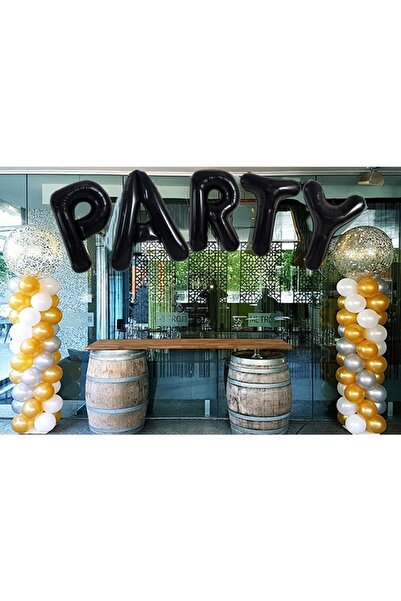 Flippy Metallic Foil Balloon Letter A, Flippy, 40 cm, Helium or Air Inflatable, Individual Packaging, Straw