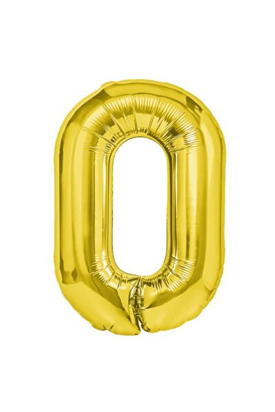 Flippy Balon Flippy, Cifra, 40 cm, , Auriu, Cifra 0