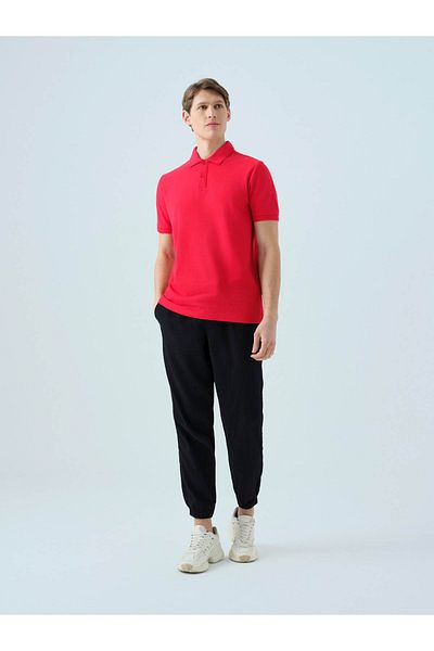 Loft Ανδρικό μπλουζάκι Regular Fit Polo Dark Red Lf2035136