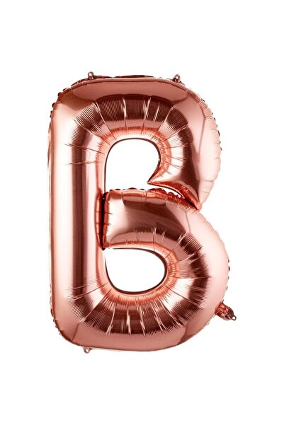 OEM Balon Folie Metalizata Litera B 80 cmmflati cu Heliu sau Aeriduali incluso