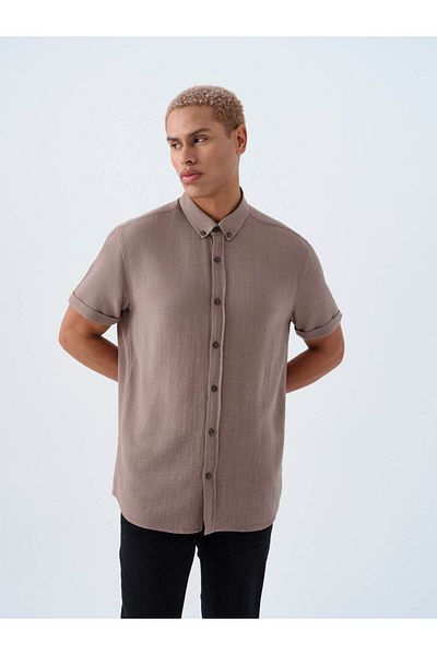 Loft Regular Fit Mink Men's Shirt Lf2038574