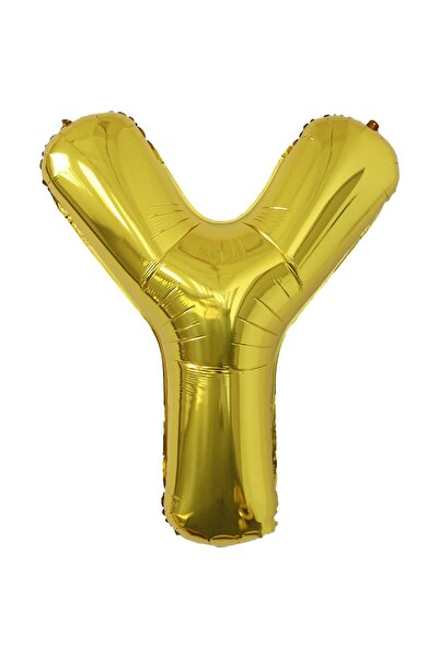 Flippy Balon folie metalică 'Y' - 80 cm, heliu sau aer, pachet individual, pa...