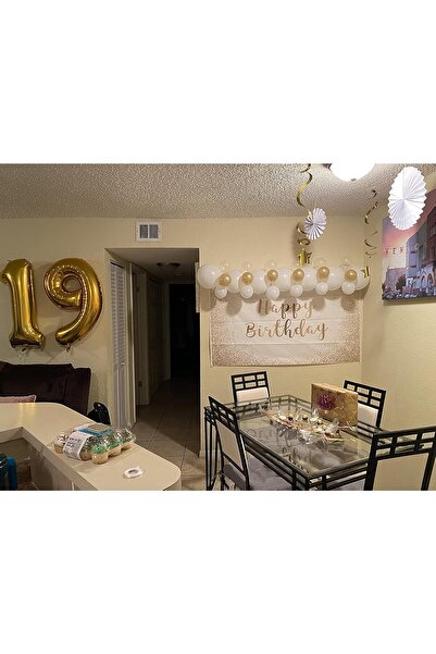 Flippy Balon folie metalizata Cifra 9, 100 cm, Auriu