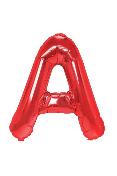 OEM Metallic Foil Balloon Letter A 40 cm inflated with Helium or Airedale included