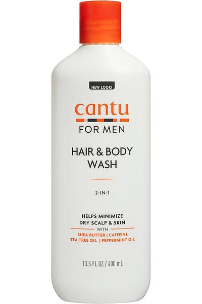 Cantu Men s Cantu 3-in-1 Shampoo, Conditioner, and Body Wash (400ml 13.5oz) - 3 Pieces