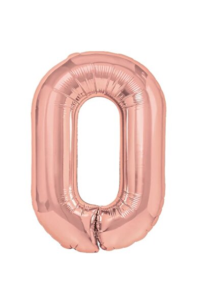 Flippy Balon folie metalică, figurină număr 80 cm, roz, numărul 0