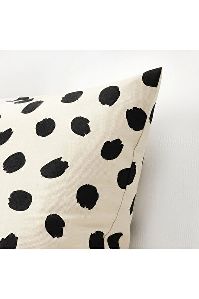 IKEA Oddny Pillow Case, Off-White-Black Dot Pattern, 50X50 cm