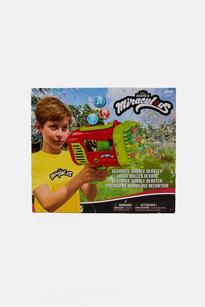 ZAG Heroez Miraculous Ultimate Bubble Blaster, Red