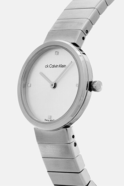 Calvin Klein Women 25000041 Stainless Steel Watch 28 mm, Silver