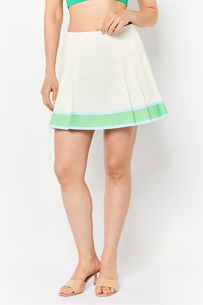 Esprit Women Pleated A Line Skort, Cream