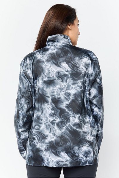 adidas Women Sportswear Fit Long Sleeve Running Jackets, Grey