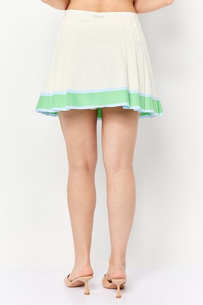 Esprit Women Pleated A Line Skort, Cream