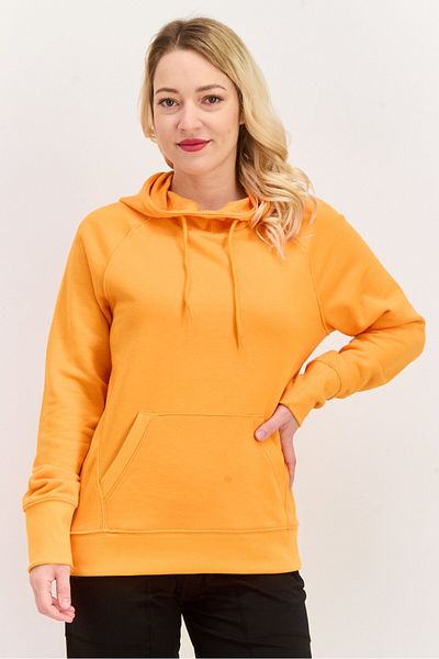 Champion Women Sportswear Fit Long Sleeve Outdoor Sweatshirt, Orange