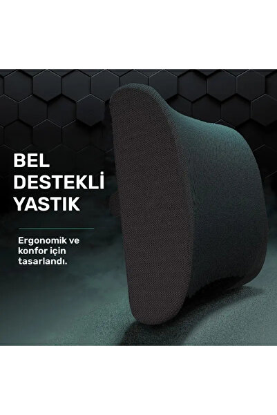 figiza Ortopedik Visko Bel Ve Sırt Minderi Yastığı Destekleyici Minder Yastık