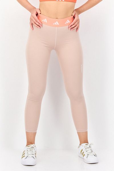 adidas Women Tight Fit Training Leggings, Beige