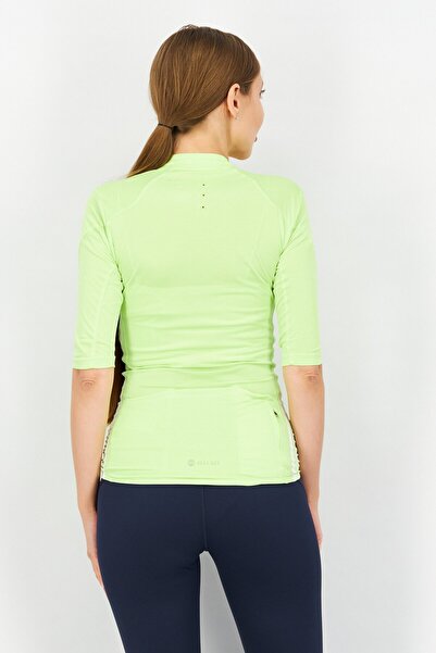 adidas Women Sports Fit Cycling Jersey Top, Lime Green