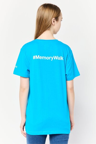 Regatta Women Crew Neck Short Sleeves Graphic Print T-Shirt, Blue