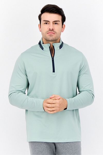 Puma X Liberty Men Sportswear Fit Long Sleeve Outdoor Sweatshirts, Sage Green