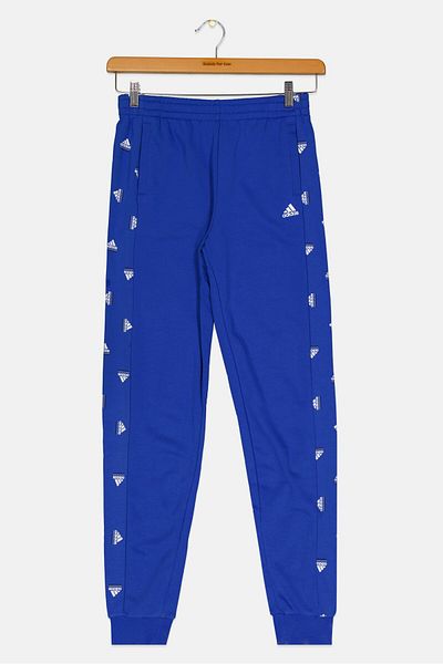 adidas Kids Girl Brand Logo Outdoor Jogger Pants, Royal Blue