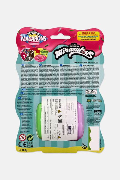 ZAG Heroez Miraculous Sprinkle N Slimy Macarons Kit, Assorted